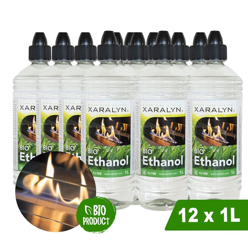 Xaralyn CL100 bio-ethanol – 12 × 1 liter