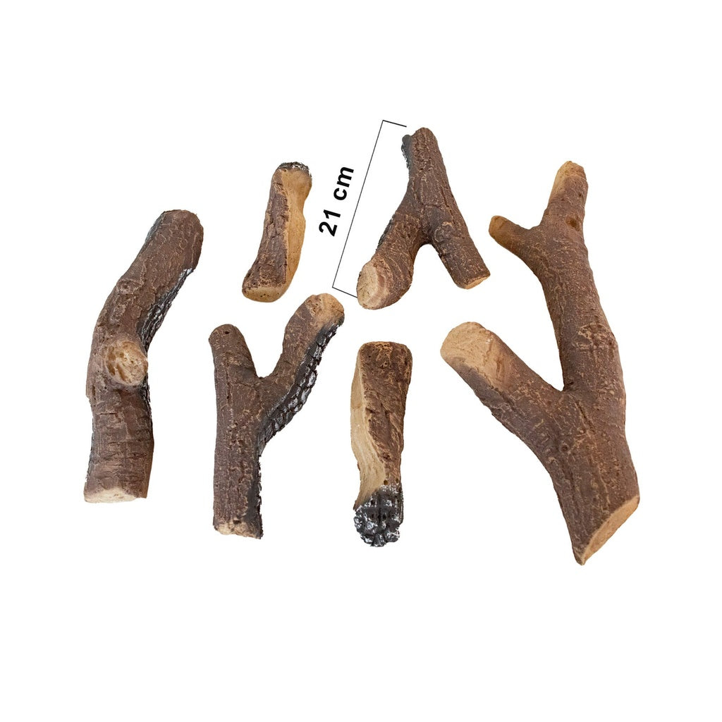 Xaralyn keramische houtset – 6 stuks