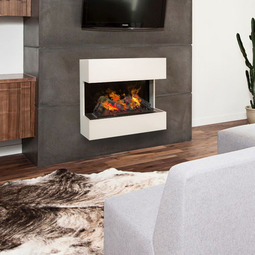 Xaralyn Lucca witte waterdamphaard in een woonkamer – aankleding ter inspiratie