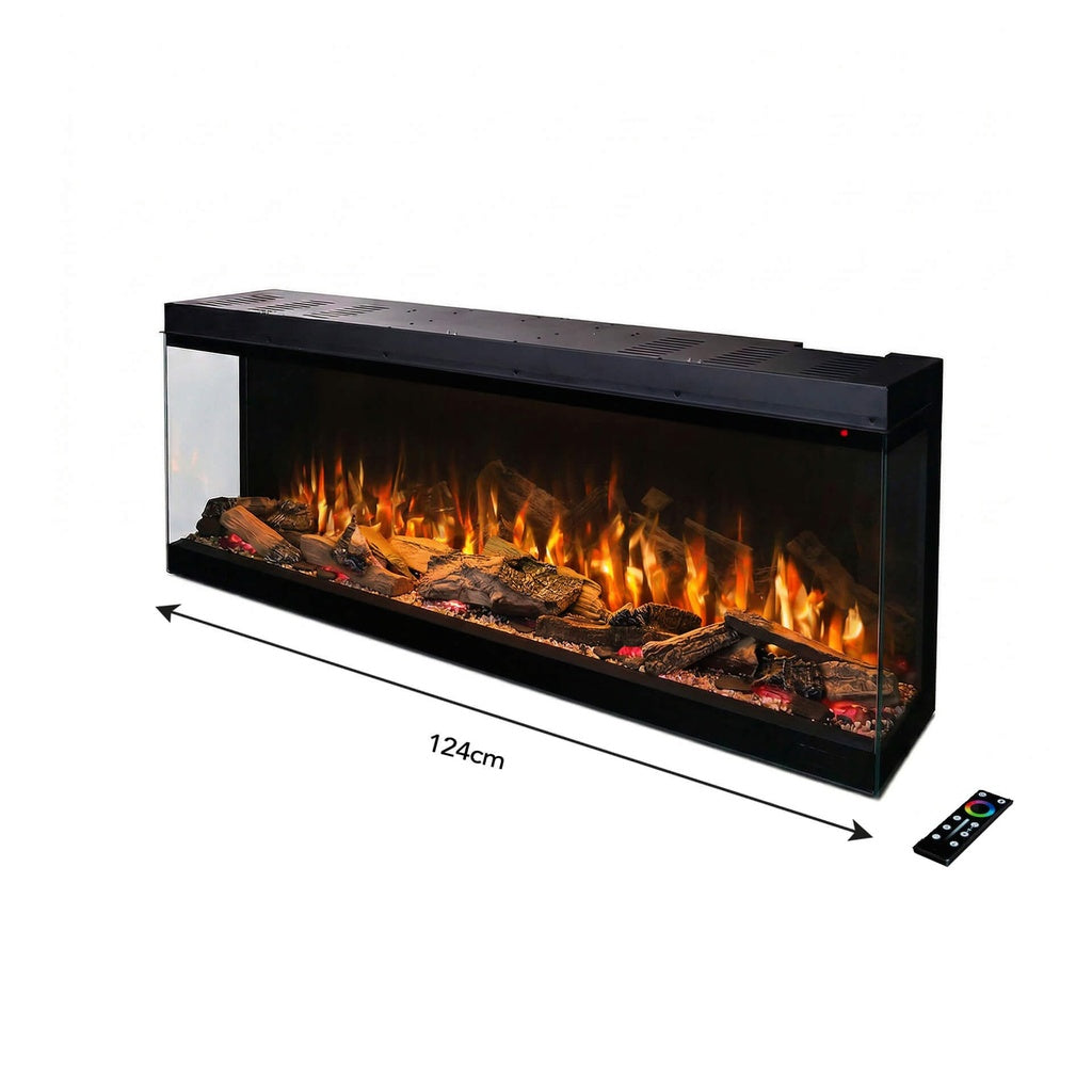 Xaralyn Fogo Forest elektrische inbouwhaard – uitvoering 124 cm