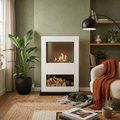 Xaralyn Lasize bio-ethanol roomdivider wit